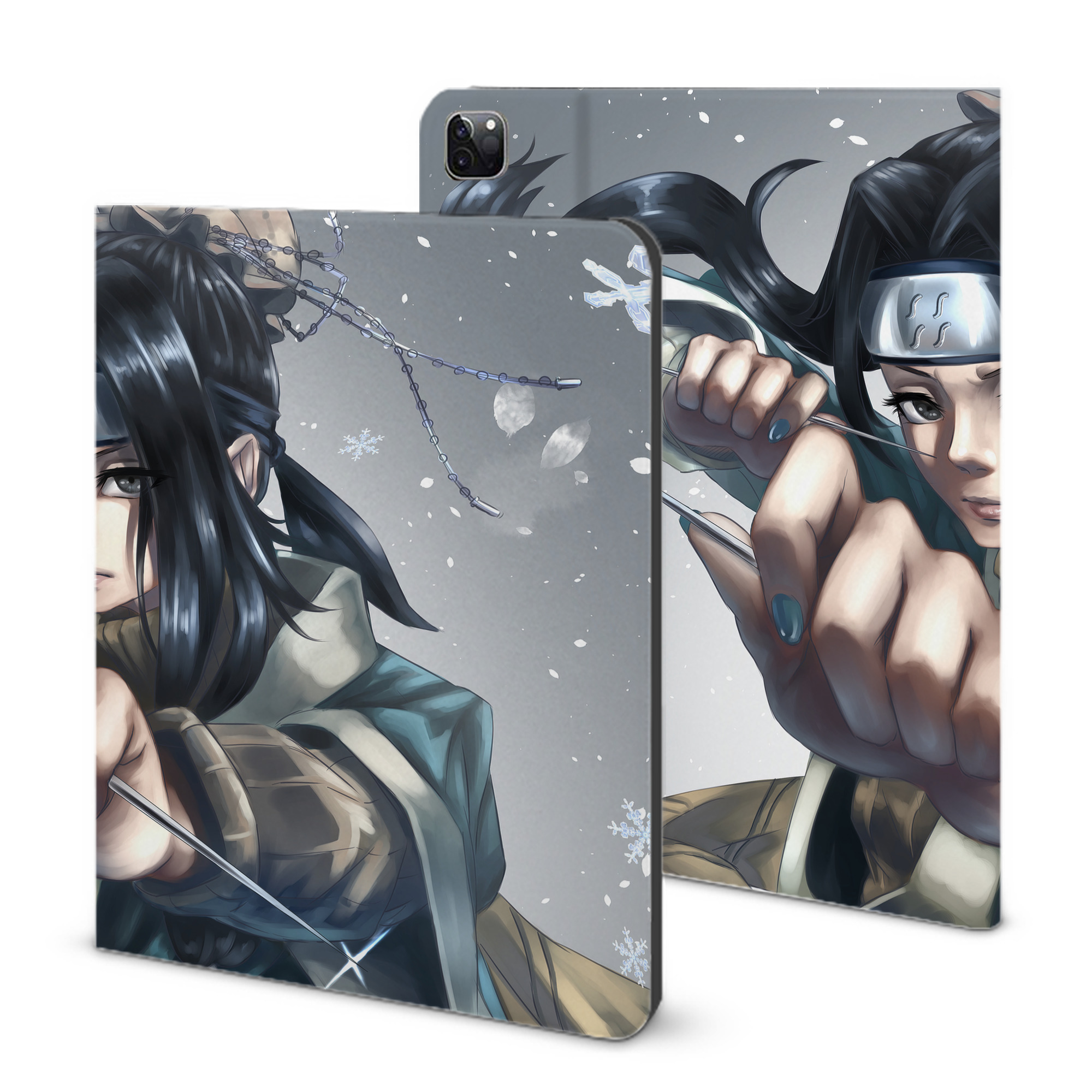 （画像用） NARUTO -ナルト- NARUTO -ナルト- 疾風伝 IPad ケース ブック型 PUレザー TPU 耐衝撃 軽量 薄型 ペン収納なし 全面保護 IPad 各モデル対応